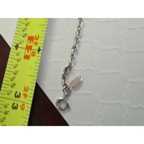 Sarah Coventry Party Hearts Silver Heart Charm Necklace - Picture 6 of 6